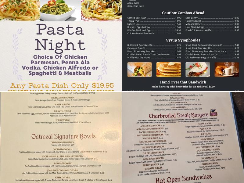 The Main Line Diner & Pizza Company Menu