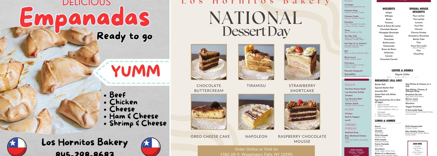 Los Hornitos Bakery Menu
