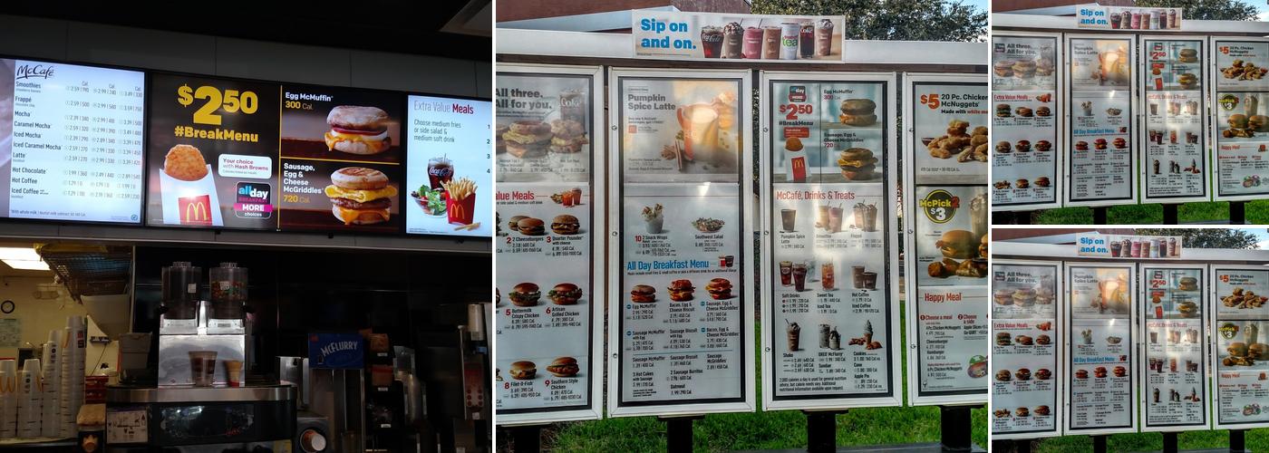 McDonald's Menu