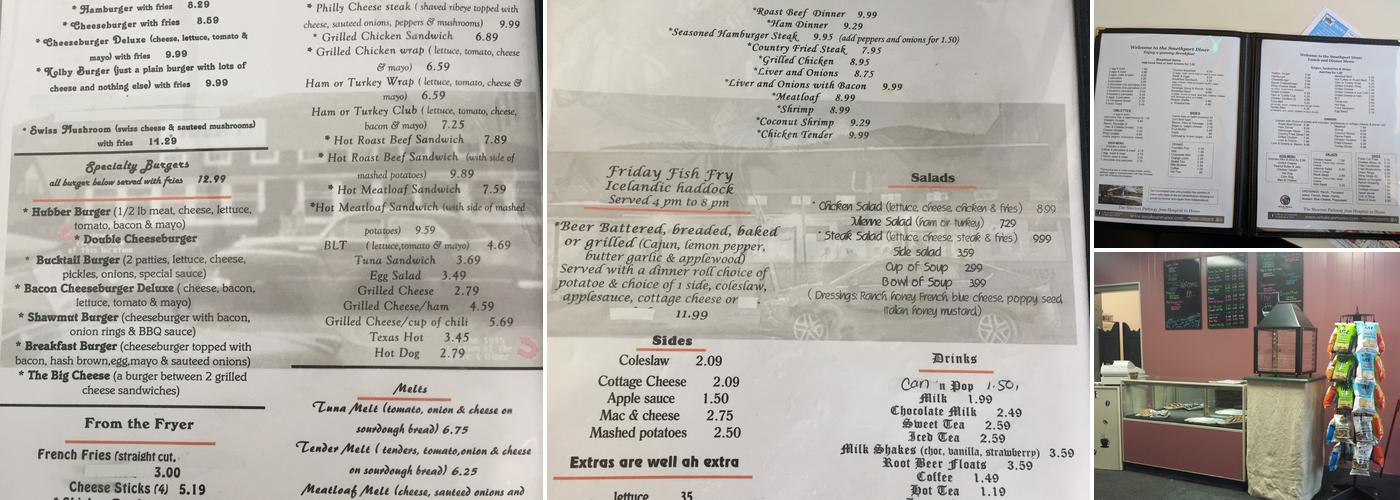 Smethport Diner Menu
