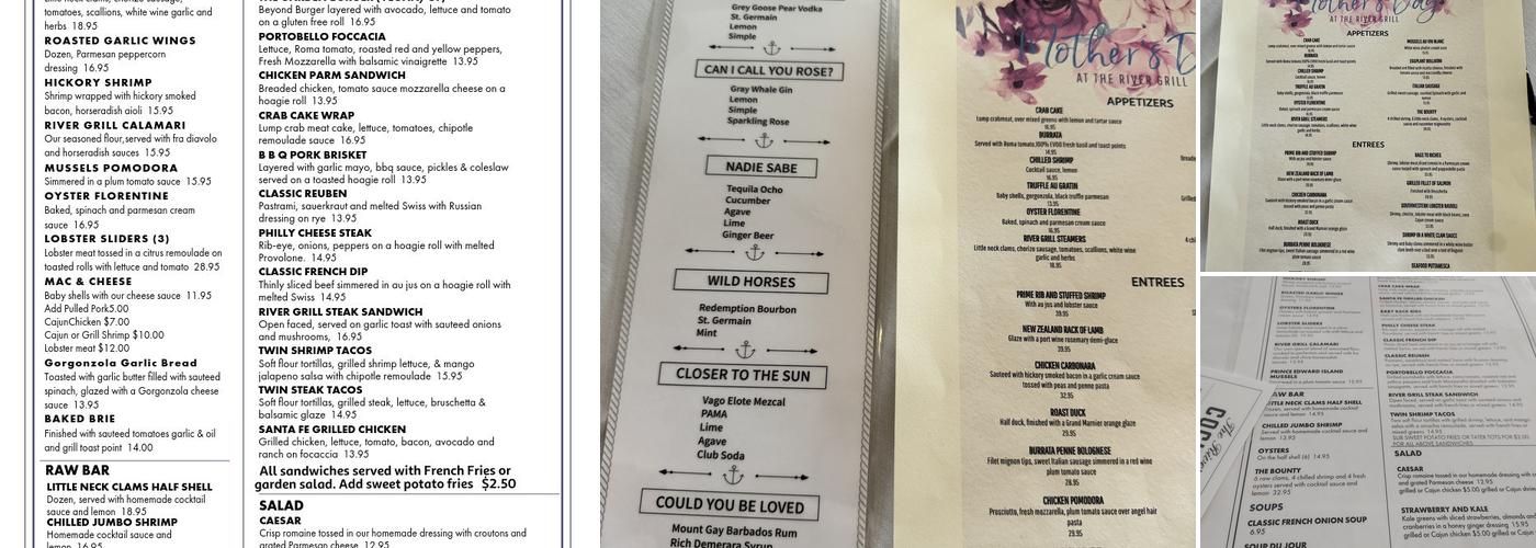 The River Grill Menu