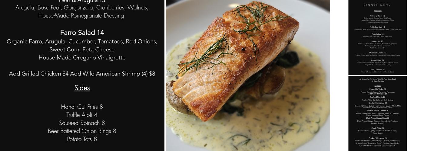 Feeling Kinda Kozy Menu