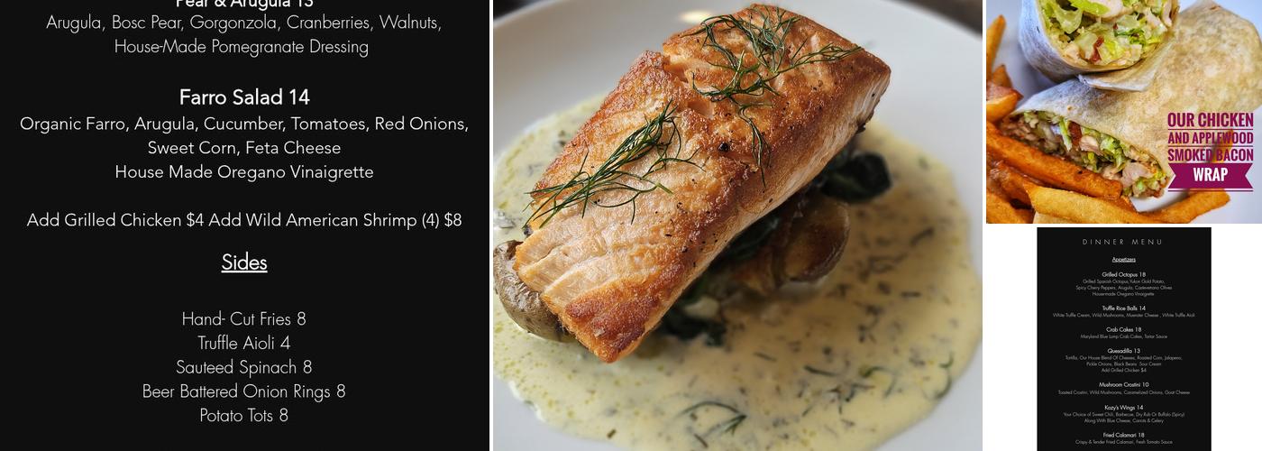 Feeling Kinda Kozy Menu