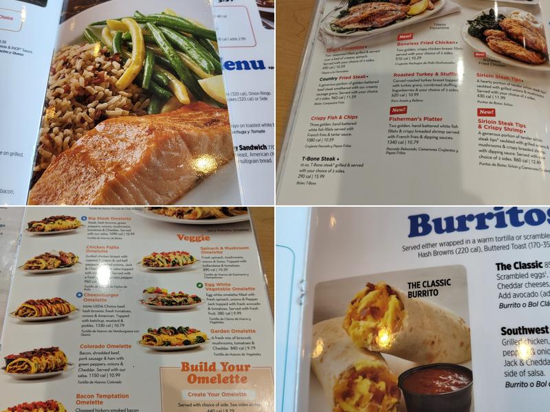 IHOP Menu