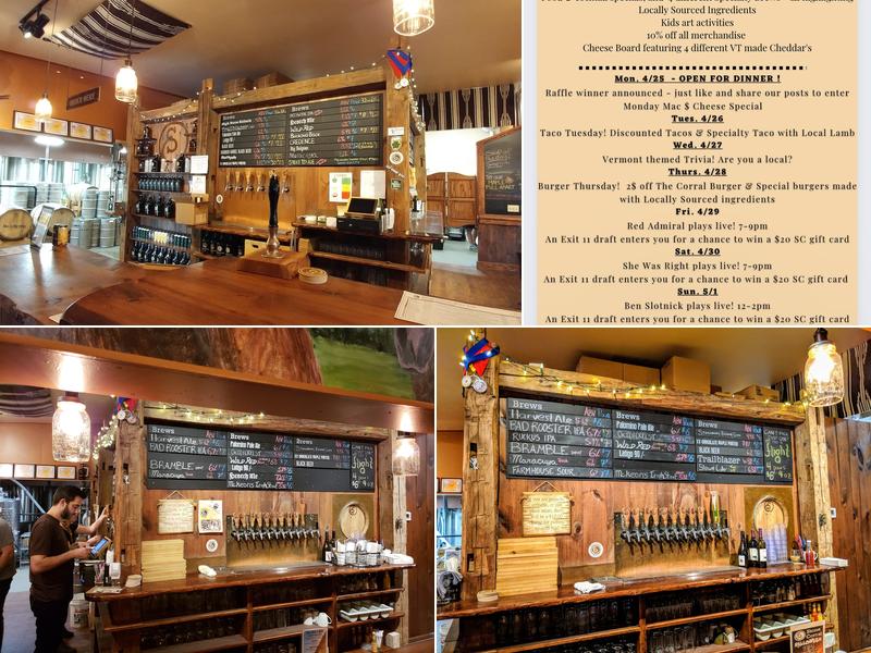 Stone Corral Brewery Menu