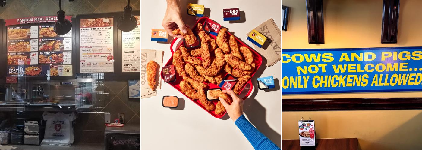 Zaxby's Chicken Fingers & Buffalo Wings Menu