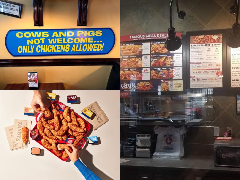 Zaxby's Chicken Fingers & Buffalo Wings Menu