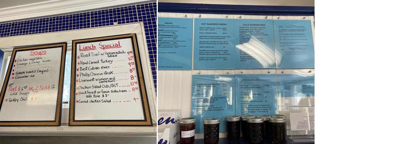 Old Stone Market / Vicky Wolf Ruby Menu