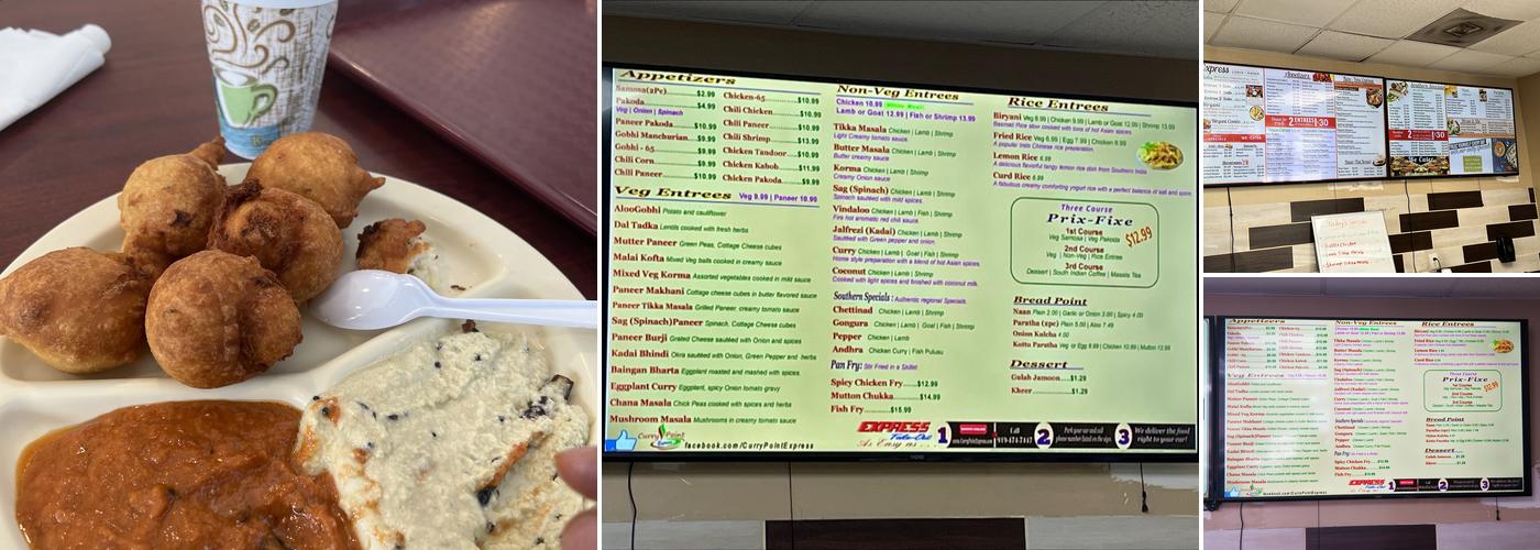 Curry Point Express Menu