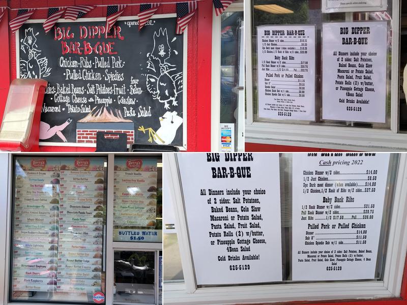 Big Dipper BBQ Menu