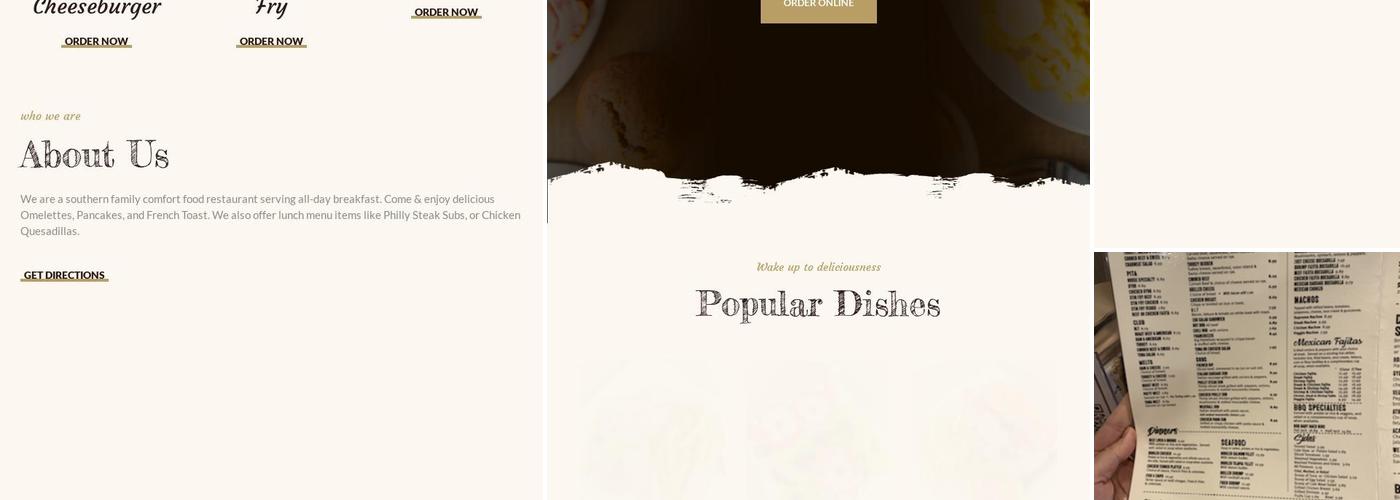 David's Restaurant Menu