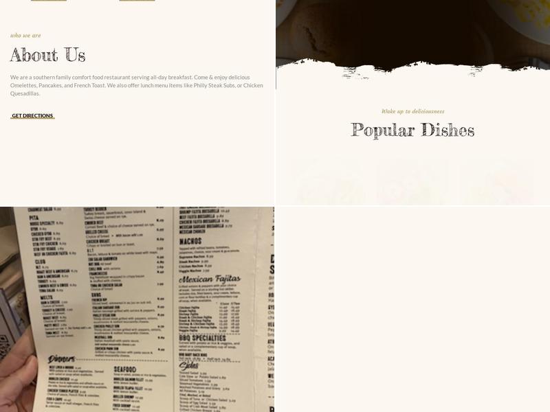 David's Restaurant Menu