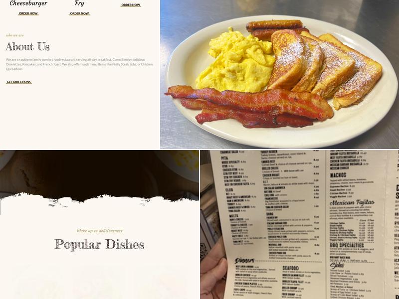 David's Restaurant Menu