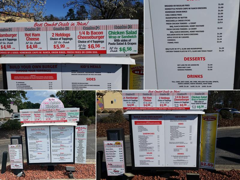 Dixie Express Menu