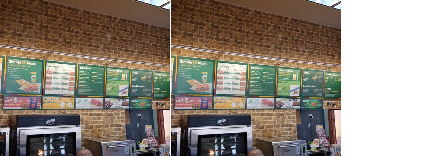 Subway Menu