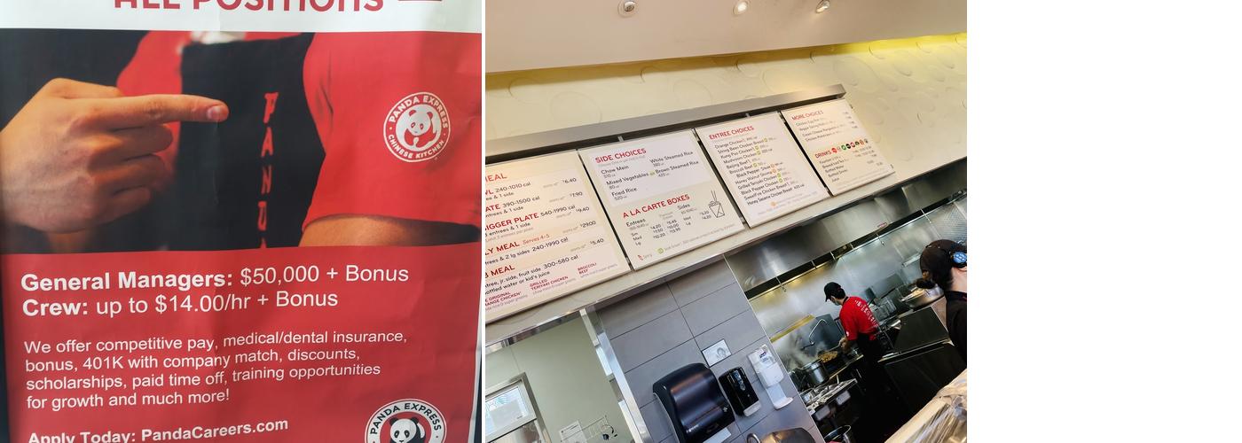 Panda Express Menu