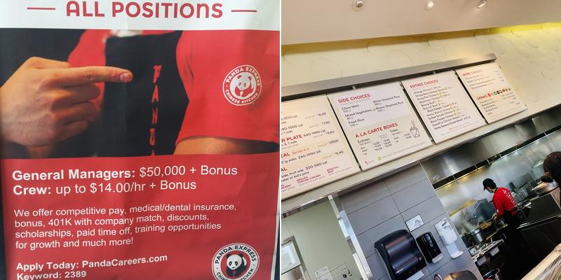 Panda Express Menu