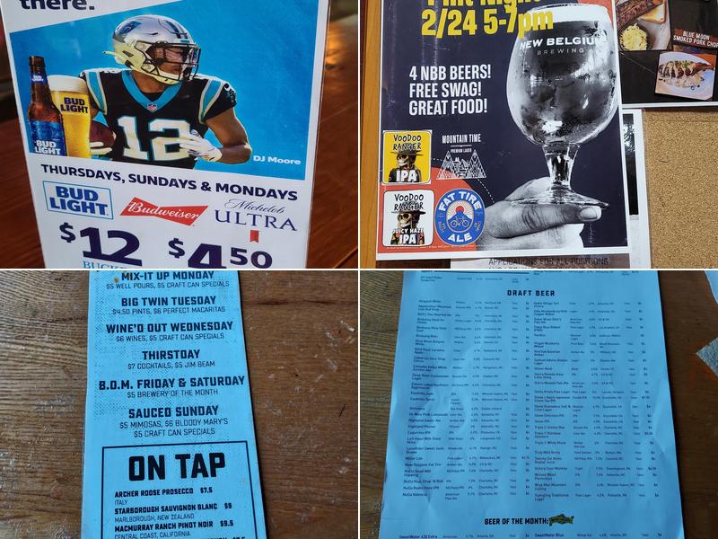 Mac's Speed Shop Menu