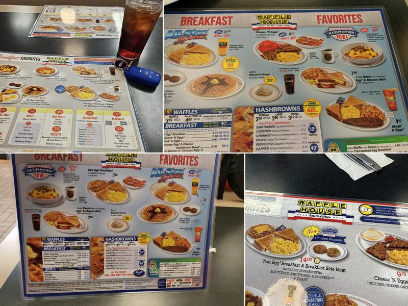 Waffle House Menu
