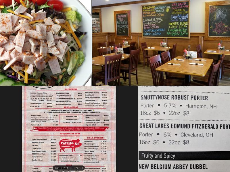 Brickyard Pub & BBQ Menu