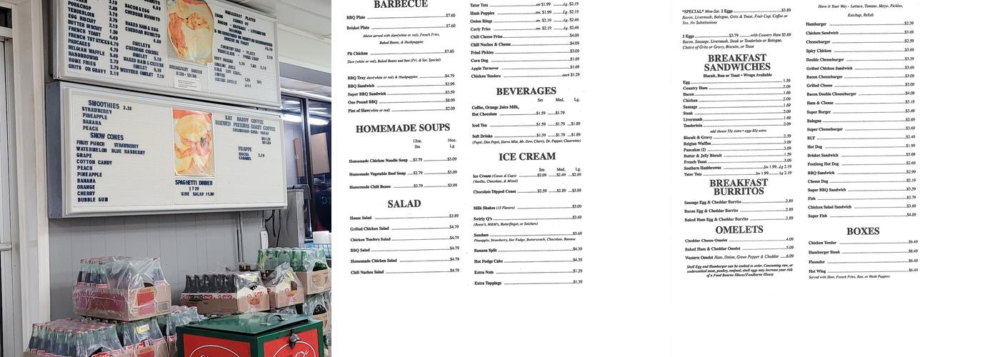 Kat's Patch Restaurant Menu