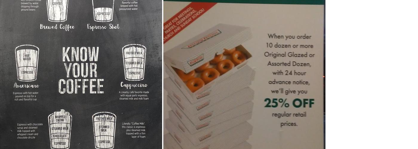 Krispy Kreme Menu