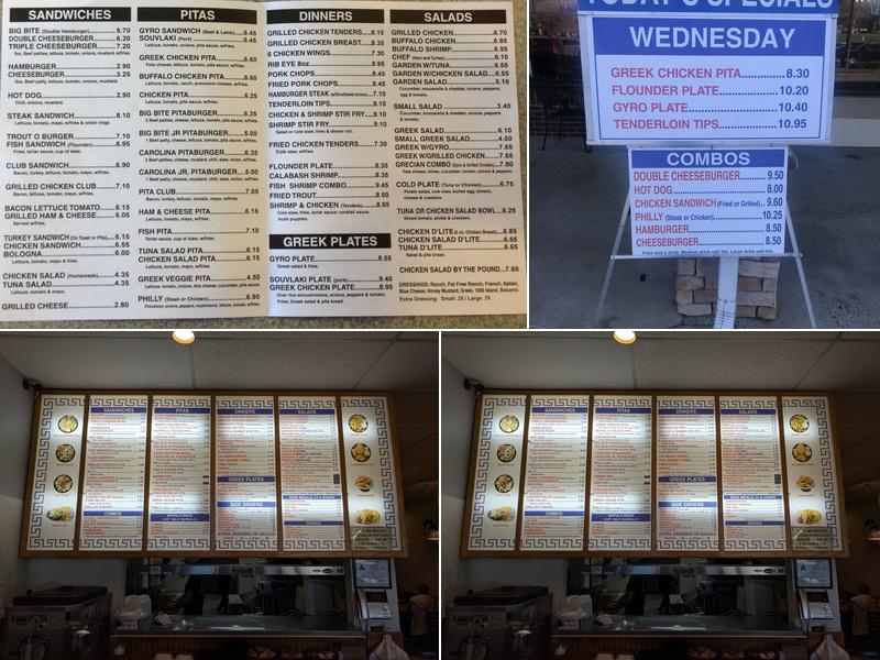 Big Bite'z Grill Menu