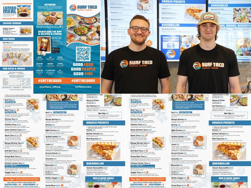 Surf Taco - Lacey Menu