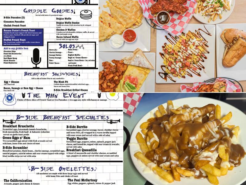 B-Side Grill Menu