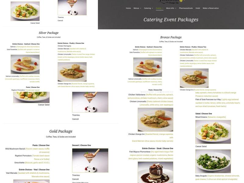 Limoncello at the Orange Inn Menu