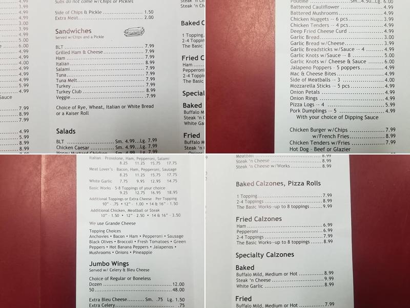 Rosario's Deli Menu