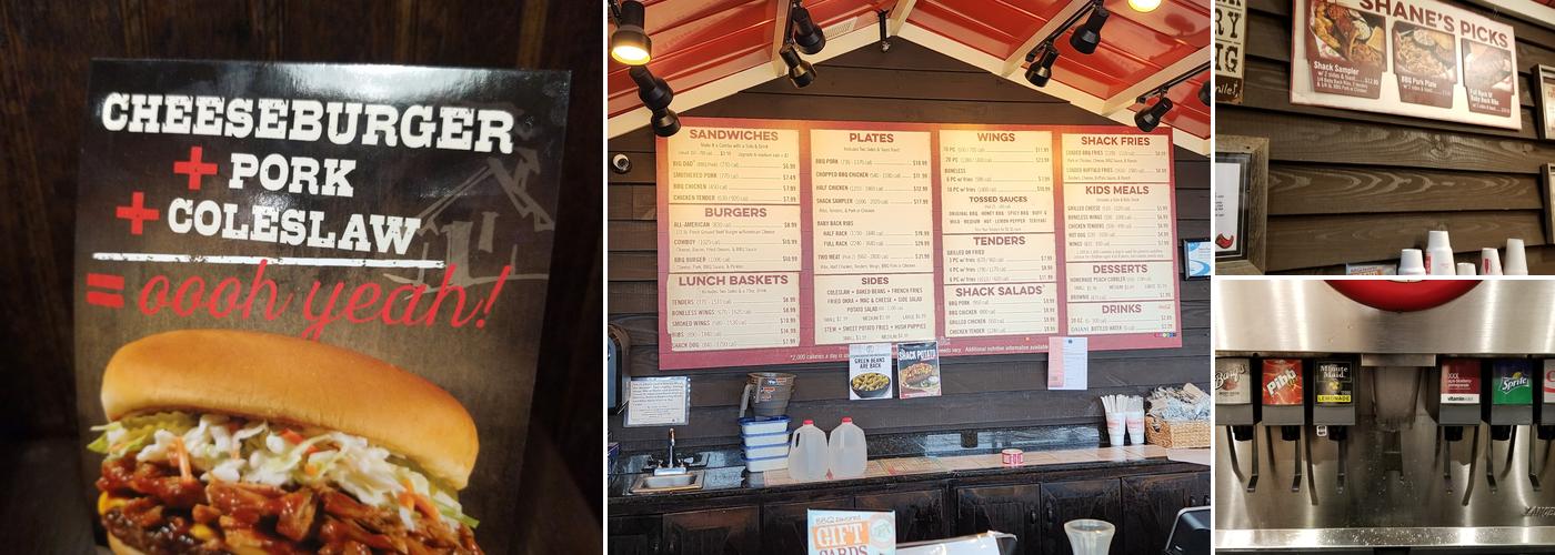 Shane's Rib Shack Menu