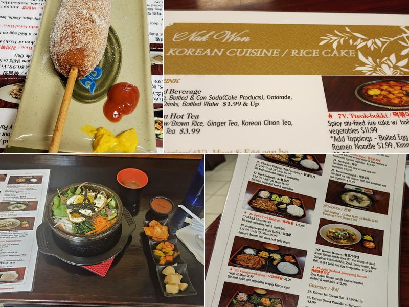 Nak Won Korean Restaurant Menu