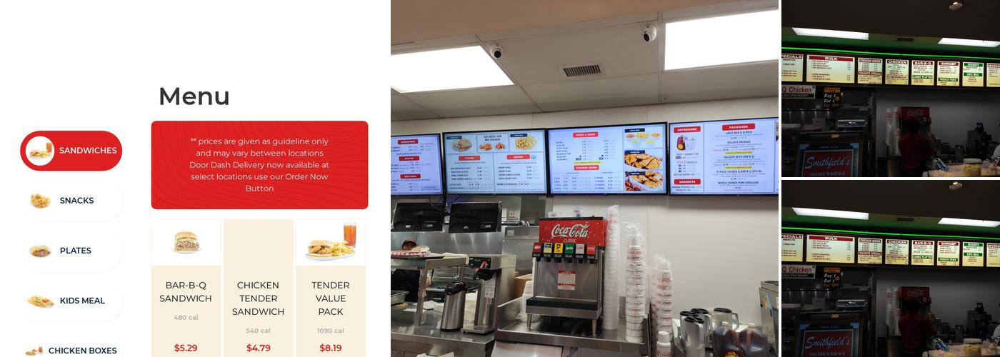 Smithfield's Chicken 'N Bar-B-Q Menu