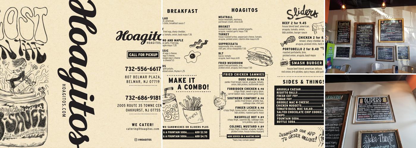 Hoagitos Menu