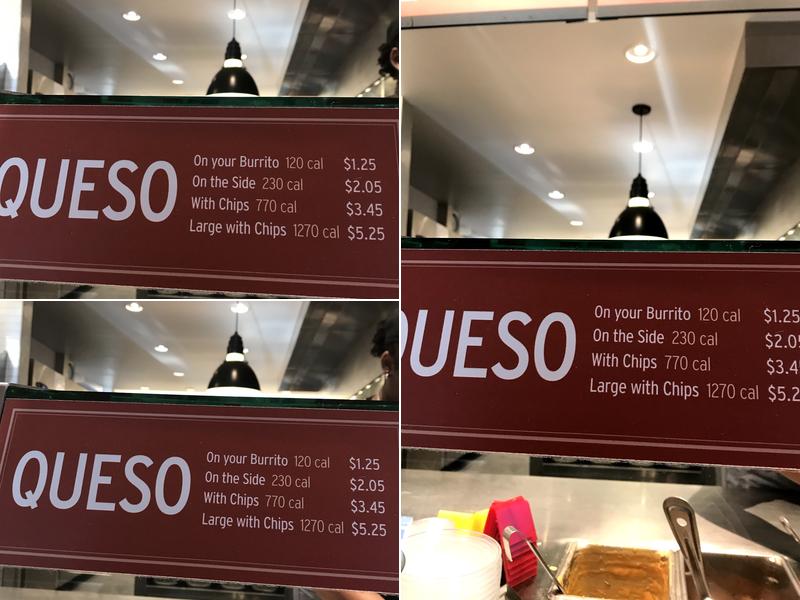 Chipotle Mexican Grill Menu