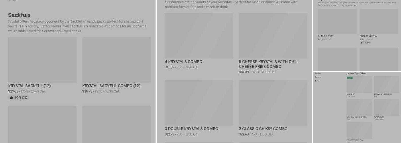 Krystal Menu