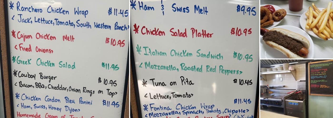 A&G Texas Weiners Menu