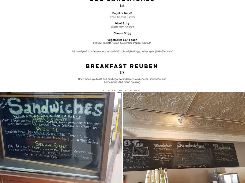David's Delicatessen & Coffee Menu