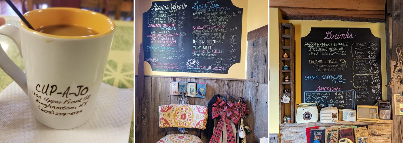 Cup-A-Jo Menu