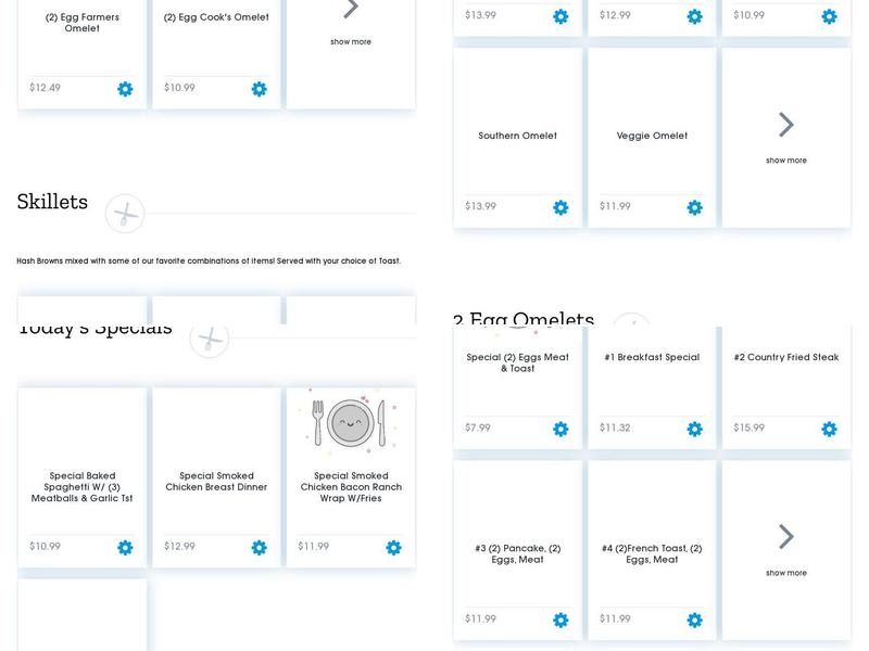Bowens Family Dining Menu
