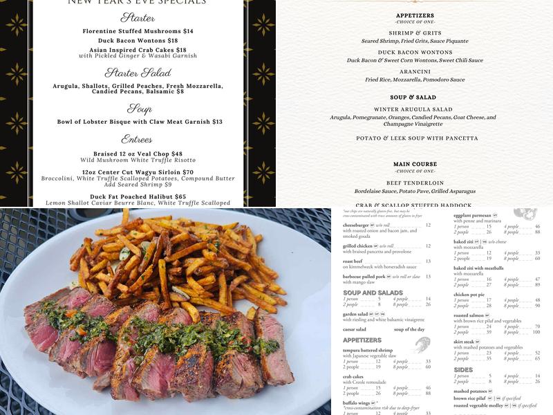 Big Tree Inn Menu