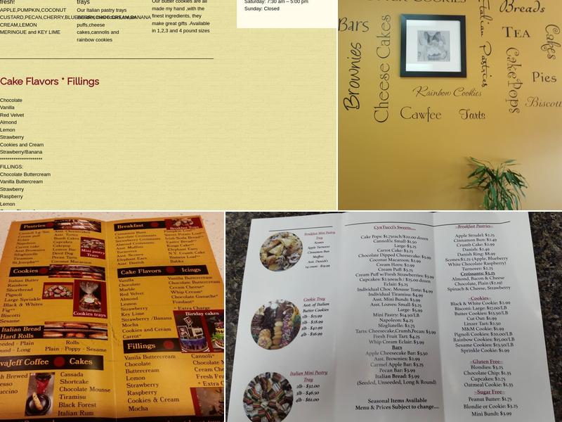 CynTucci's Bakery Menu