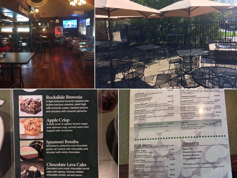 Flaherty's Three Flags Inn — Webster Menu