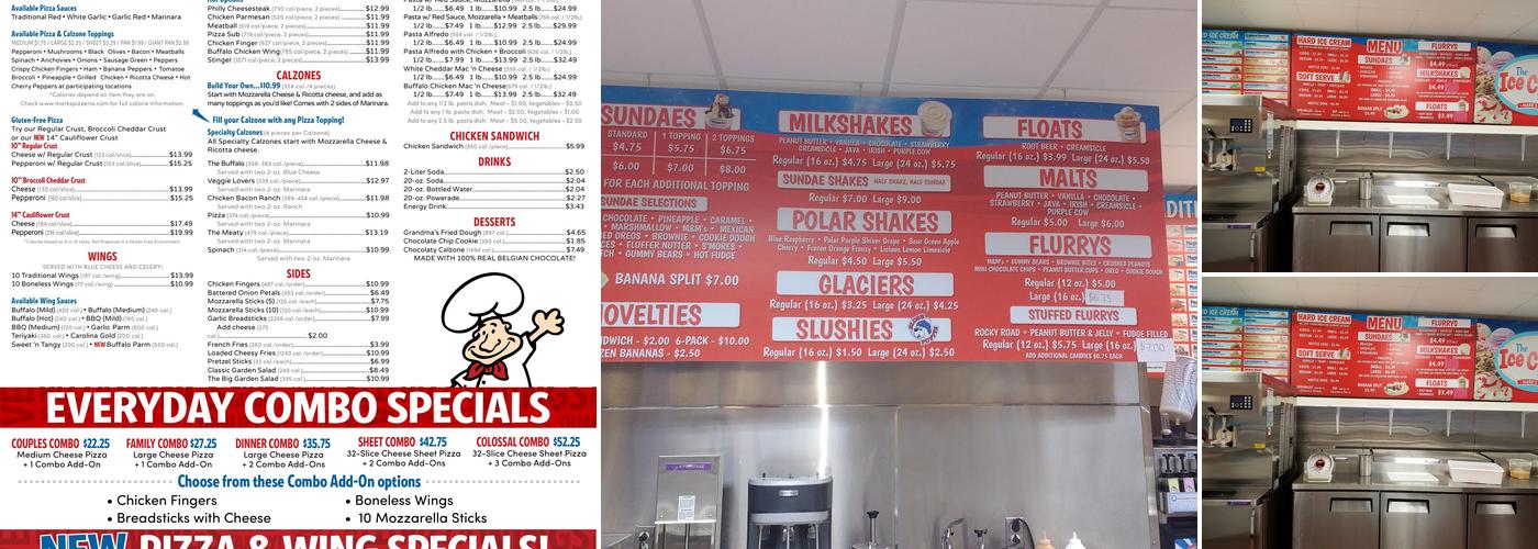 Mark's Pizzeria Menu