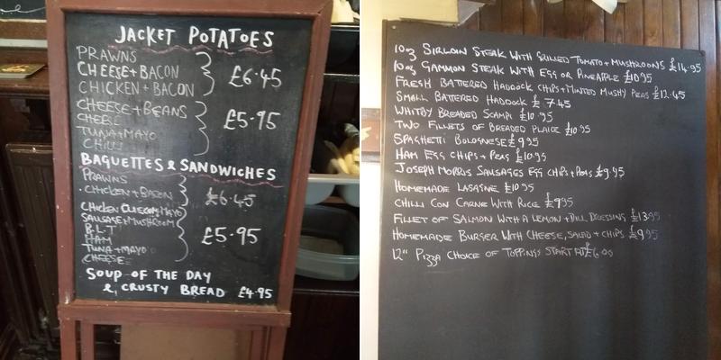 The Queens Head Menu