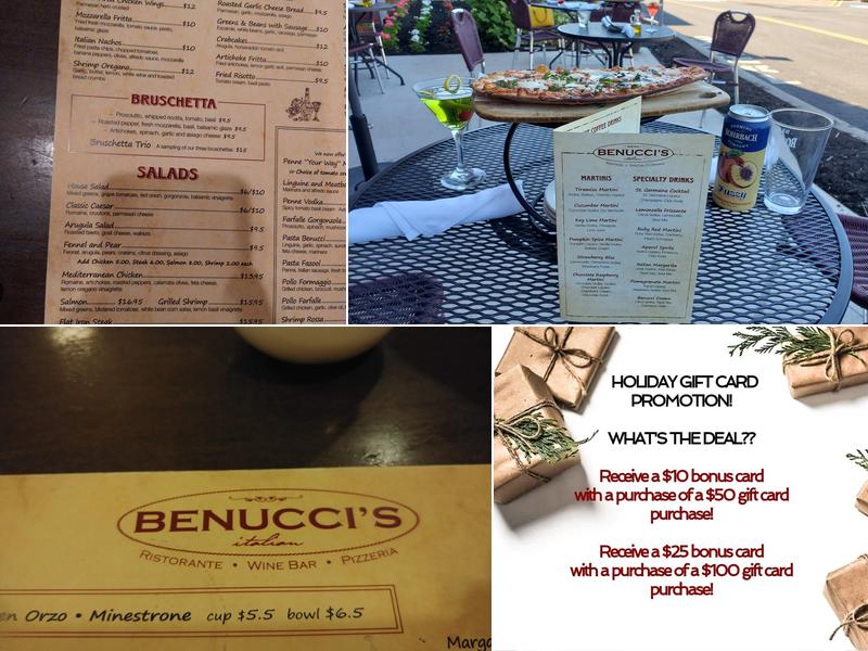 Benucci's Menu