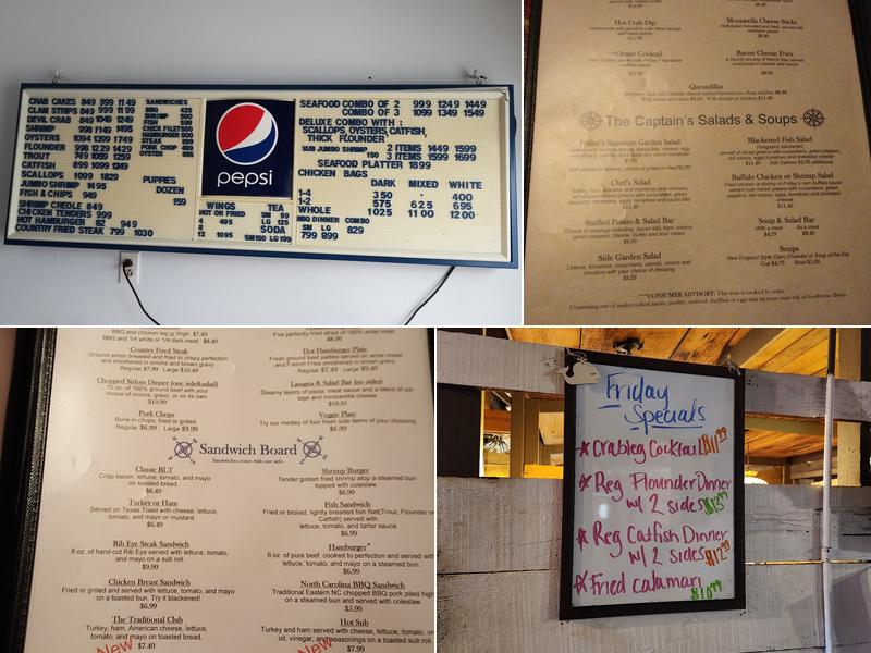 Friday's 1890 Seafood & BBQ Menu