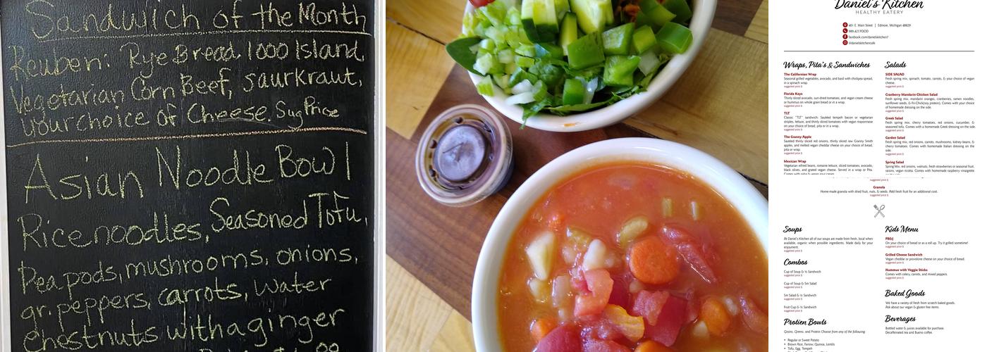 Daniel's Kitchen Menu