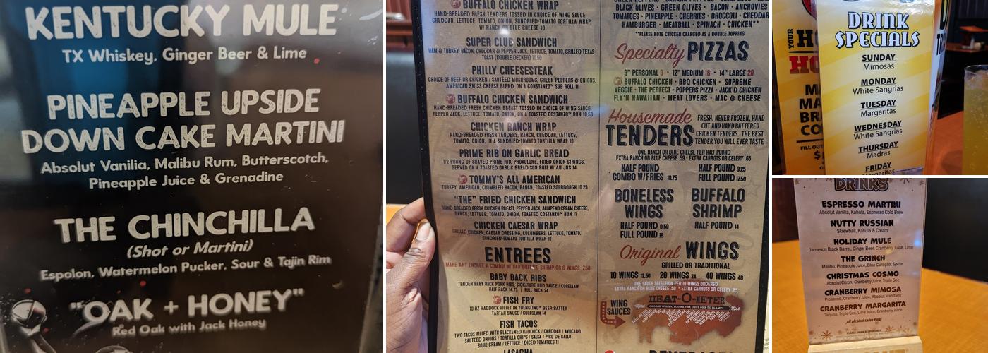 Buffalo Brothers of White Oak Menu